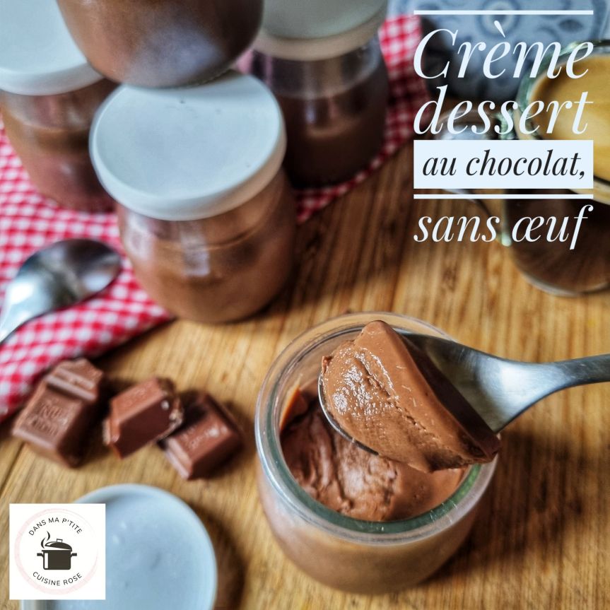 Crème dessert au chocolat, sans oeuf (au Companion)